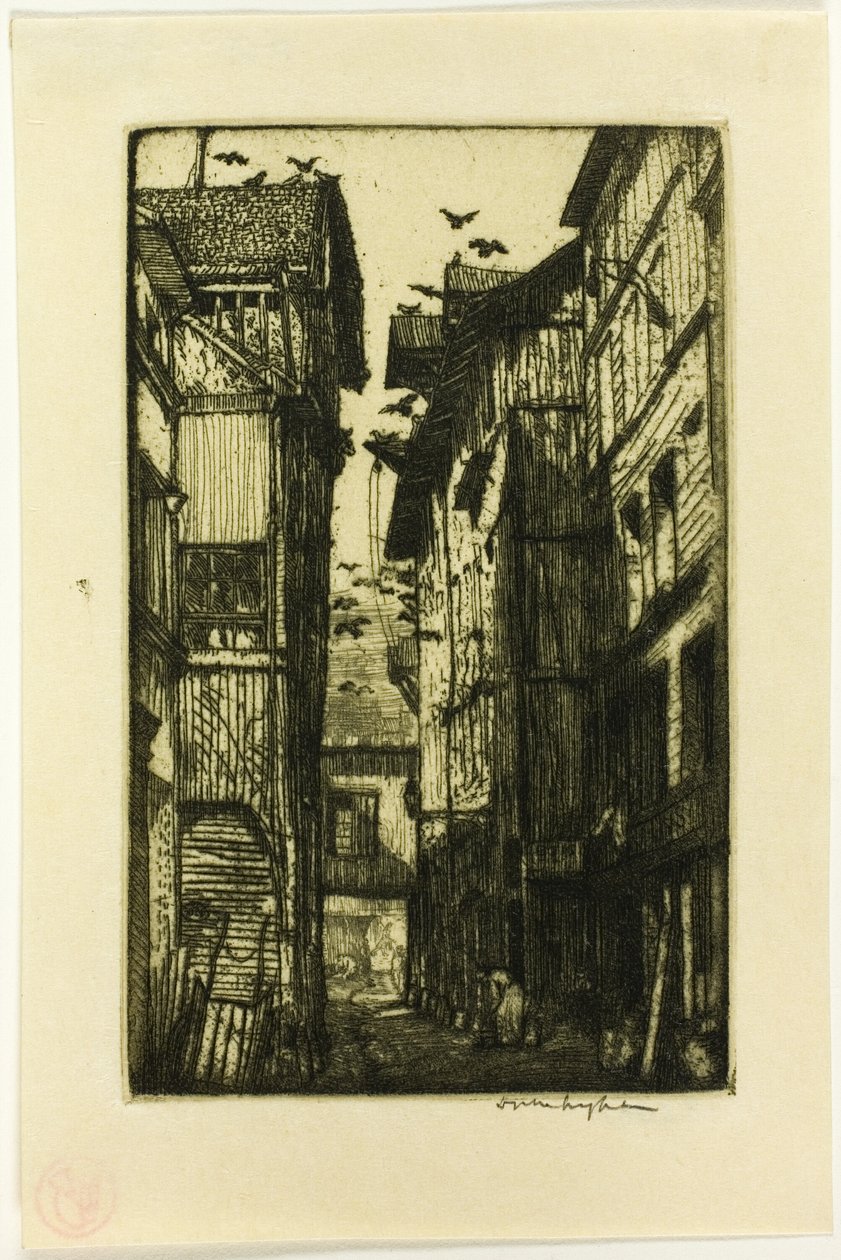 鸽子路，鲁昂 作者 唐纳德·肖·麦克劳伦