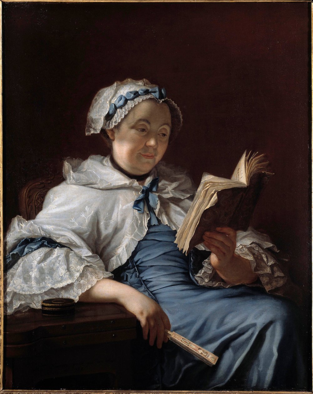 Portrait of Madame Nonotte Painting by Donat Nonotte (1708-1785) 1758 Besancon. Museum of Fine Arts 作者 多纳特·诺诺特（Donat Nonotte）