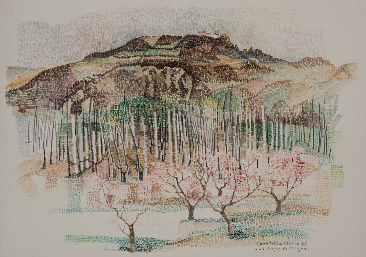 The vineyard of Vergne   1426989   zh       chinese Successfully Translated  Original: Italy, Piedmont Region, Alessandria Province, Serralunga di Crea, Sacro Monte di Crea, Sanctuary of Santa Maria Assunta, Chapel of St Margaret of Antioch, Passion of St  作者 多纳泰拉·梅洛