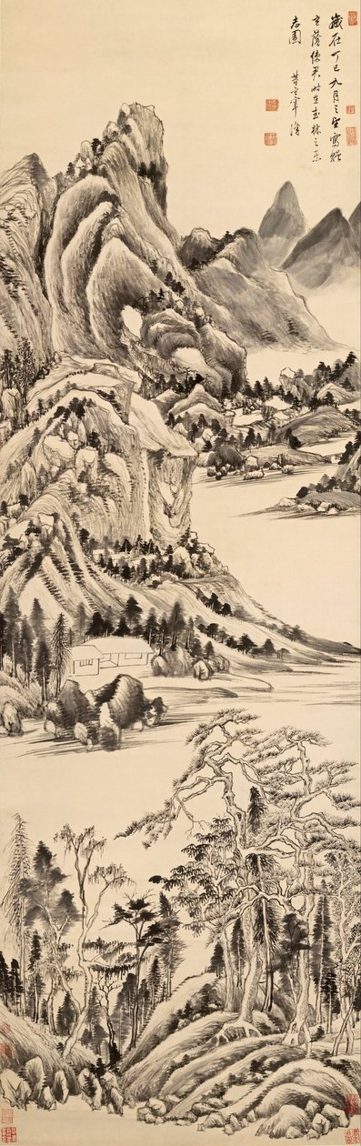 山景 作者 董其昌