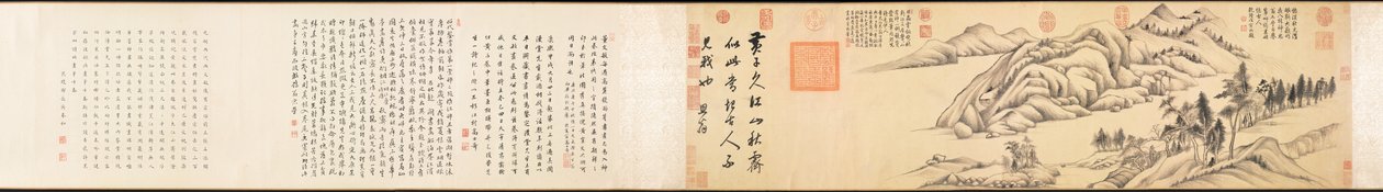 秋高气爽的江山 作者 董其昌