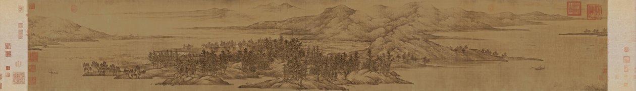江南夏景，10世纪。 作者 东元