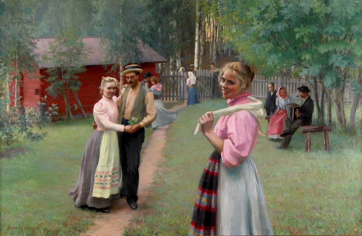 晚上ParaisillanEnglish：在Parainenn的晚上 作者 多拉·瓦尔罗斯（Dora Wahlroos）