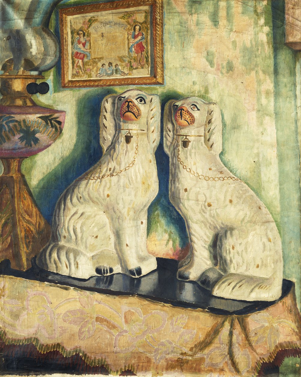 斯塔福德郡犬c。 1928年 作者 多拉·卡灵顿