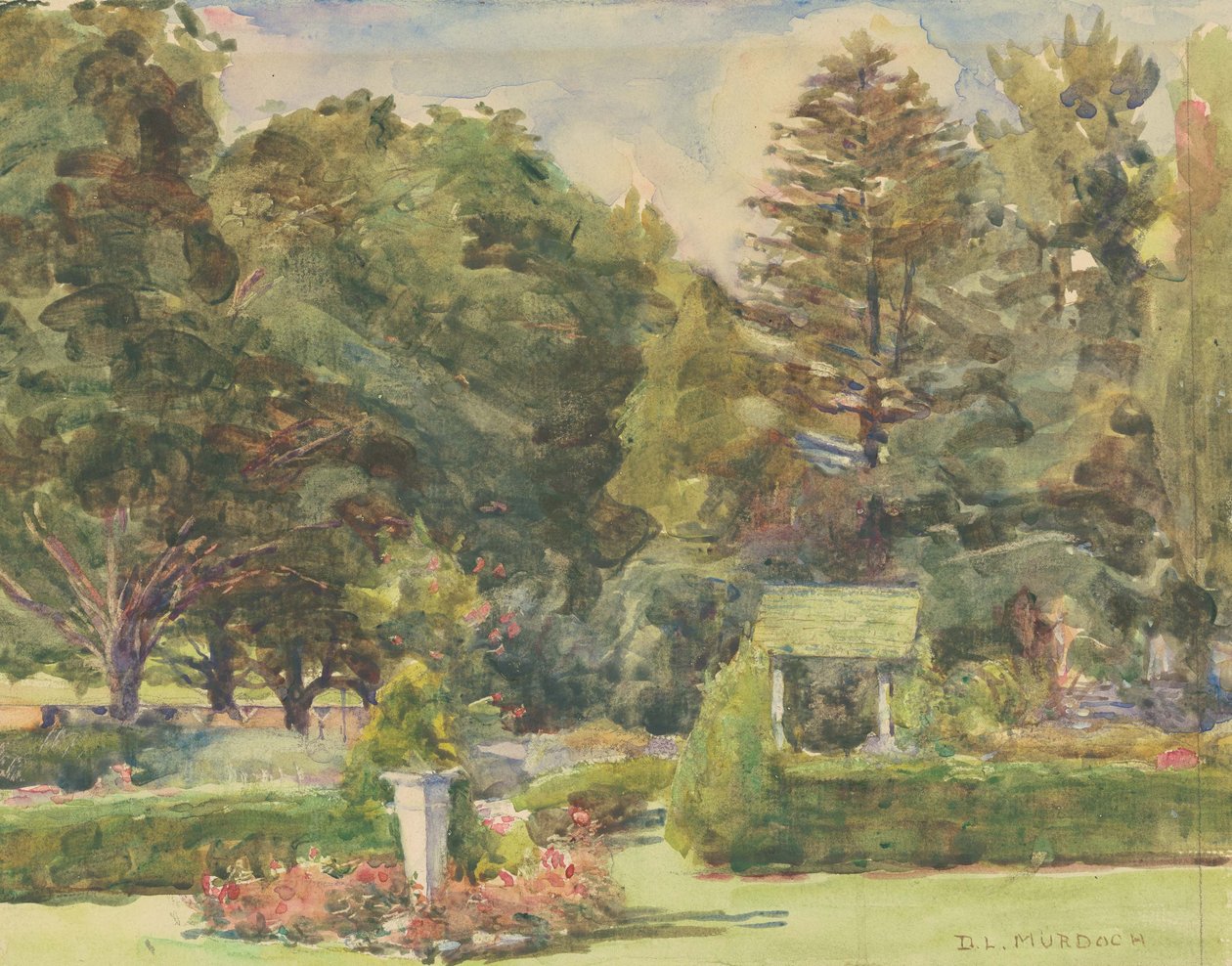 Parmelee Garden，c.1920 作者 多拉·路易斯·默多克