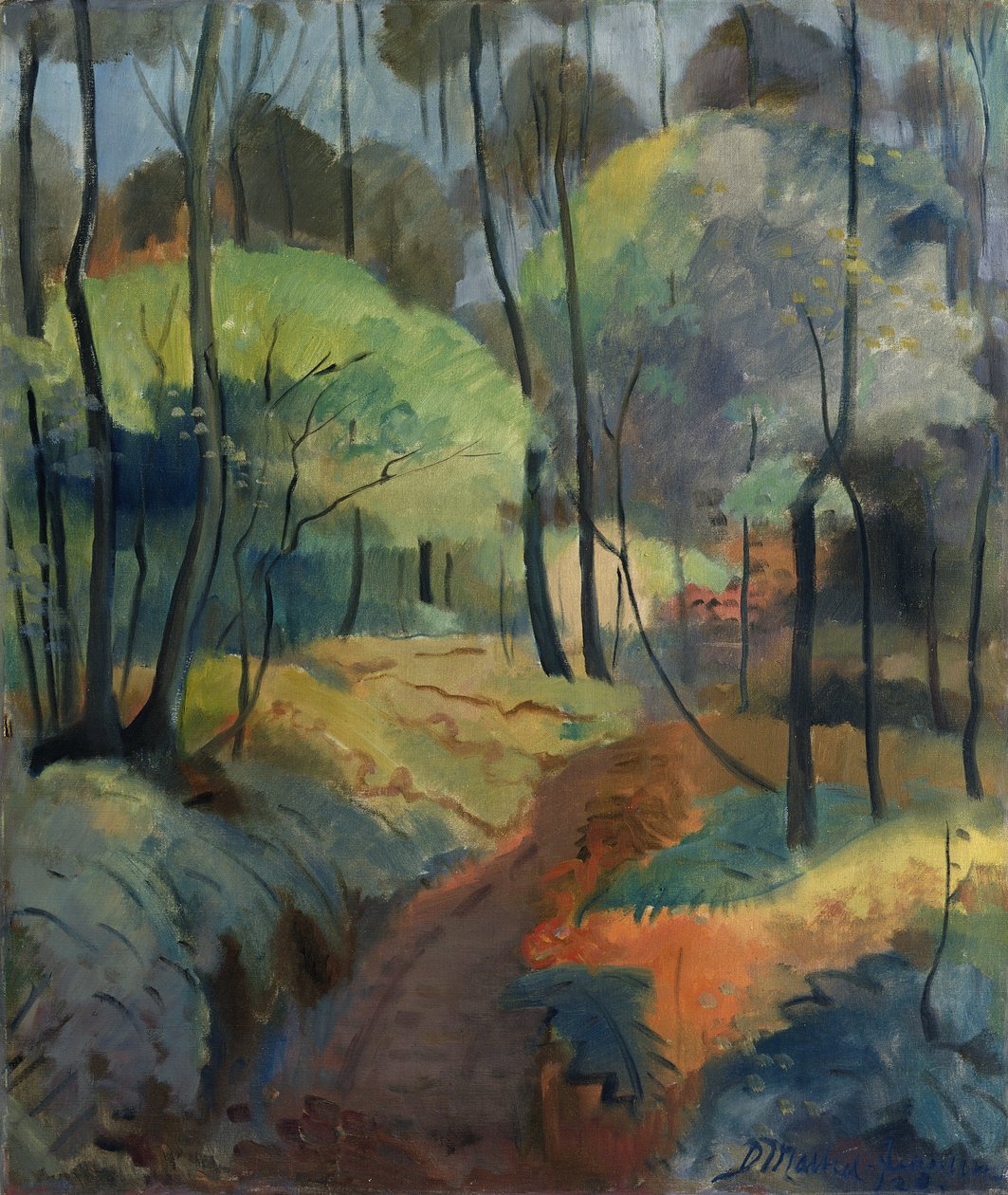 Forest Path，1920 作者 多萝西娅·梅特泽·约翰森（Dorothea Maetzel Johannsen）