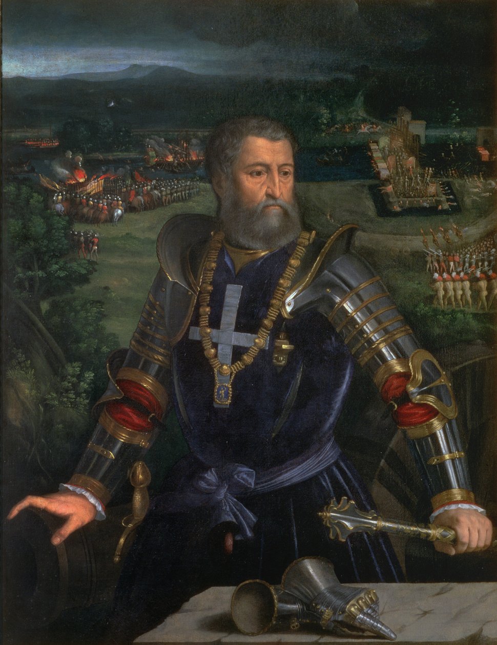 Alfonso I d&39;Este的肖像（1486-1534） 作者 多索·多西