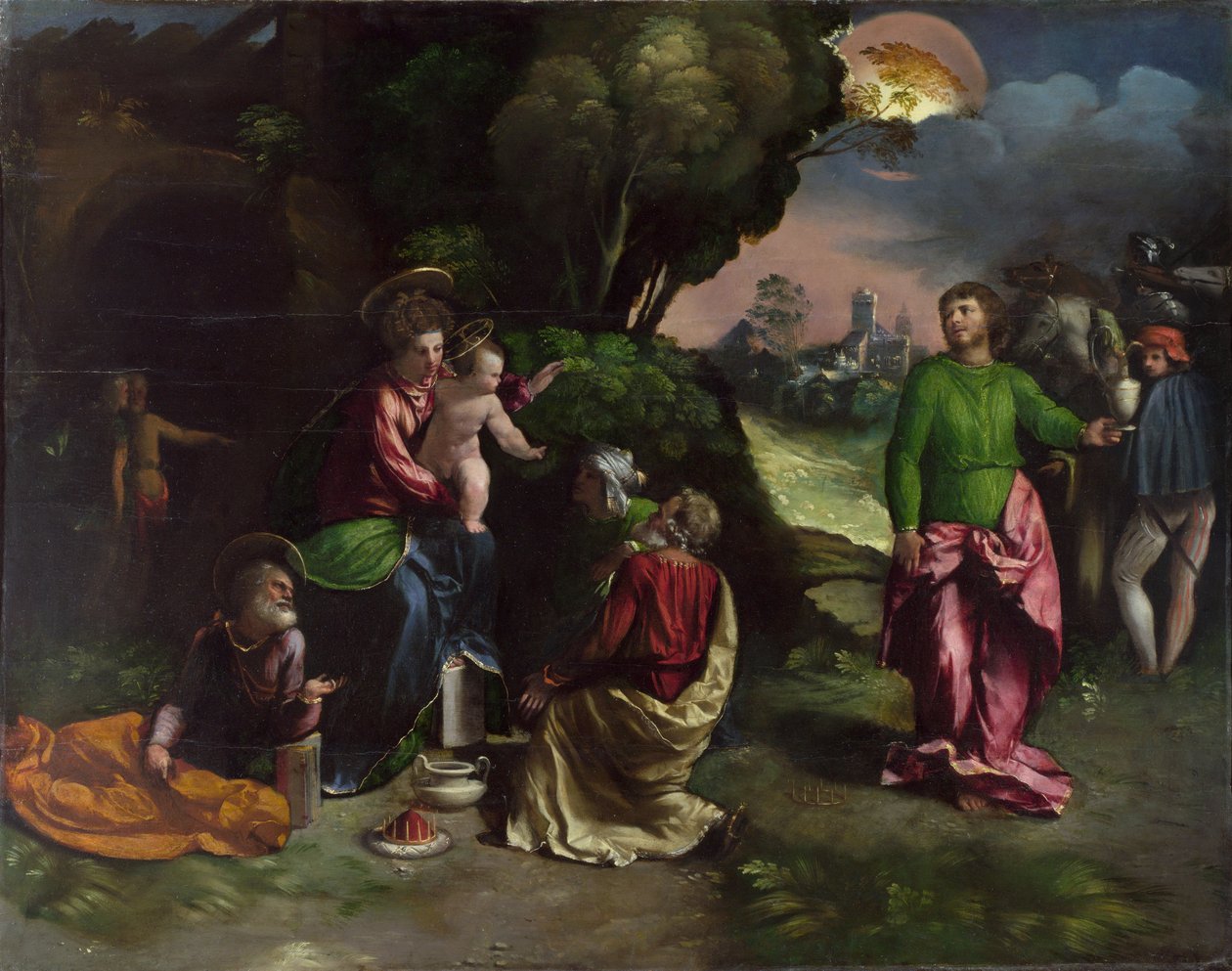 Dossi, Dosso (ca. 1486-1542) The Adoration of the Kings Oil on wood c.1535 National Gallery, London 85,1x108 作者 多索·多西