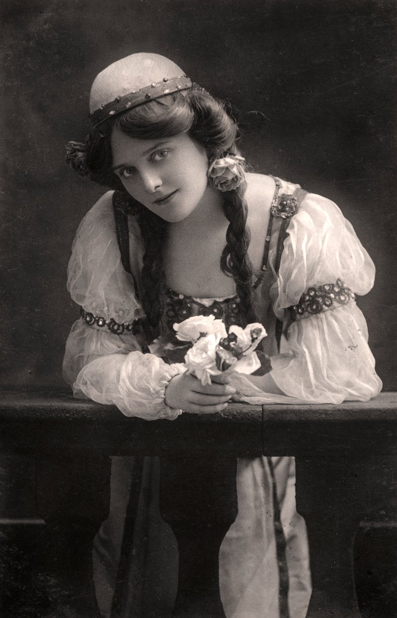 迈伊·艾希（Maie Ash），女演员，1900年代。 作者 多佛街工作室