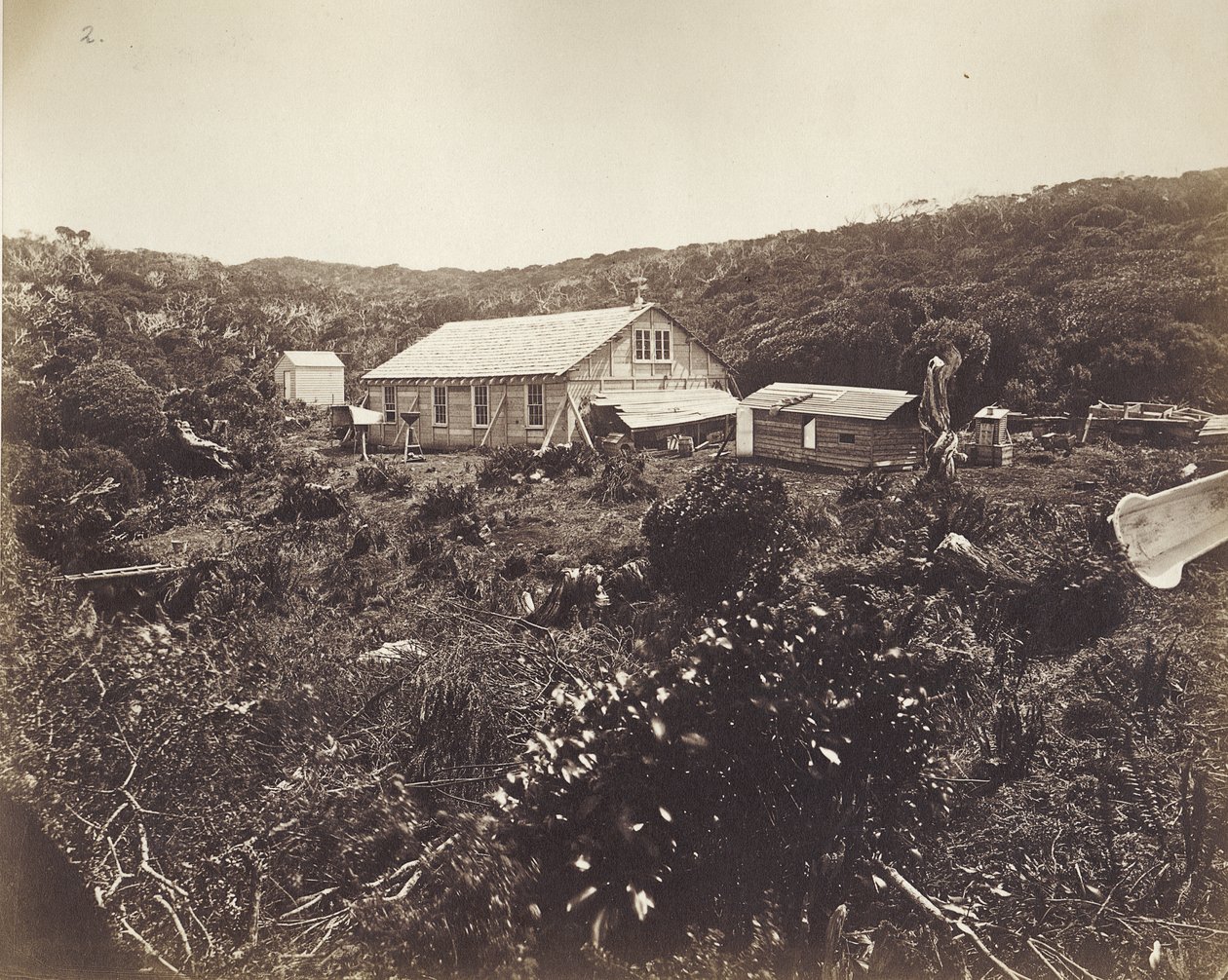 1874年至1875年奥克兰群岛德国过境金星探险（蛋白打印） 作者 博士吉多·沃尔夫拉姆（Guido Wolfram）