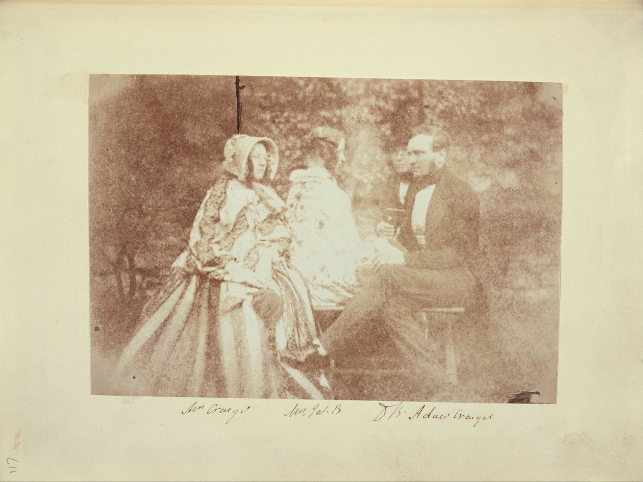 与Adair Craigie夫妇，James Brewster夫人和David Brewster爵士的合影 作者 博士。约翰亚当森
