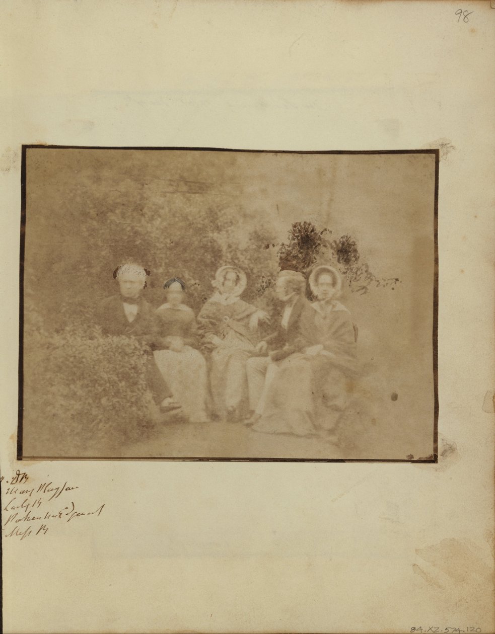 大卫·布鲁斯特爵士（Sir David Brewster）与Mary Playfair小姐，布鲁斯特夫人（Lady Brewster），帕克纳姆·埃奇沃思（Pakenham Edgeworth）先生和布鲁斯特小姐 作者 博士。约翰亚当森