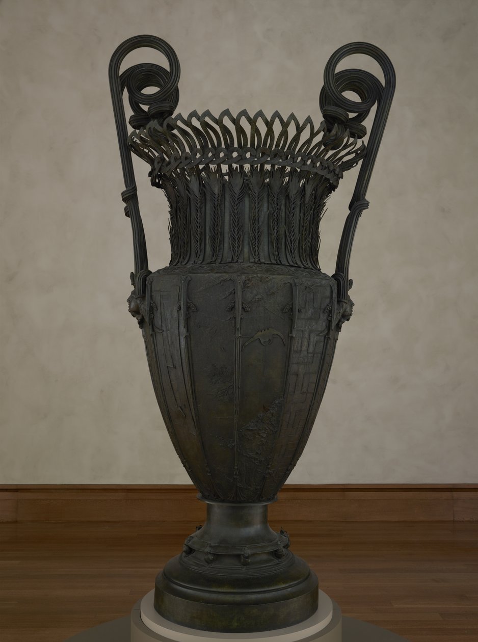 花瓶，1889年（青铜和铜） 作者 德西雷林格尔·迪尔扎克