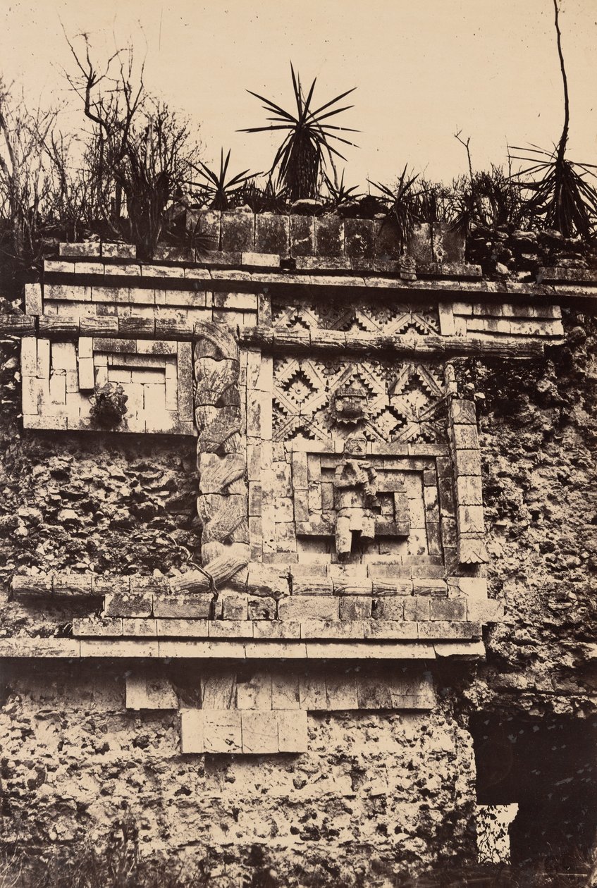 乌斯马尔，印度浮雕，修女宫（Uxmal, Bas Relief de l