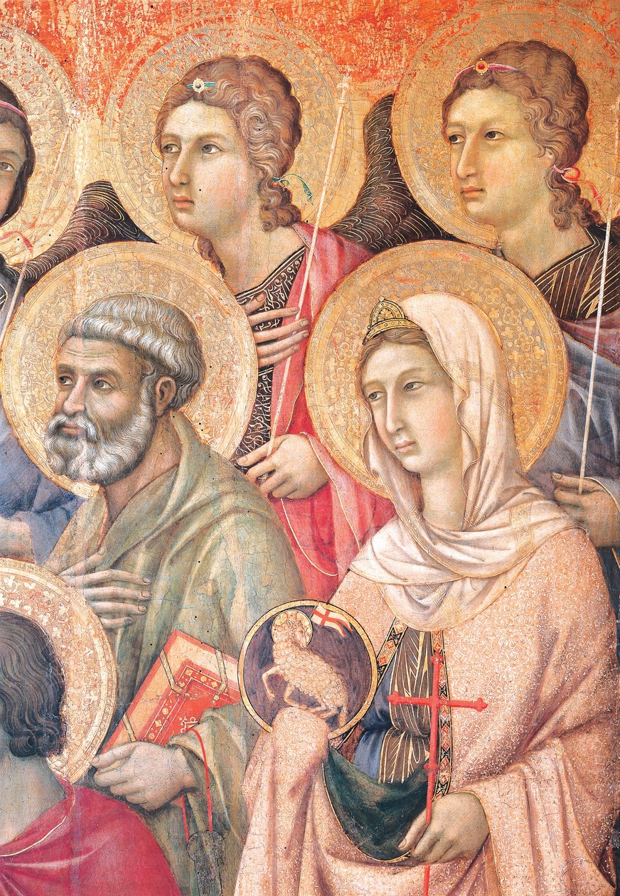 Duccio di Buoninsegna（约1255年-1319年前）在锡耶纳大教堂的Mesta
