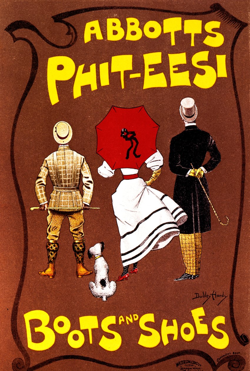 Abbotts Phit-Eesi靴子和鞋子，c1887-1922 作者 达德利·哈迪