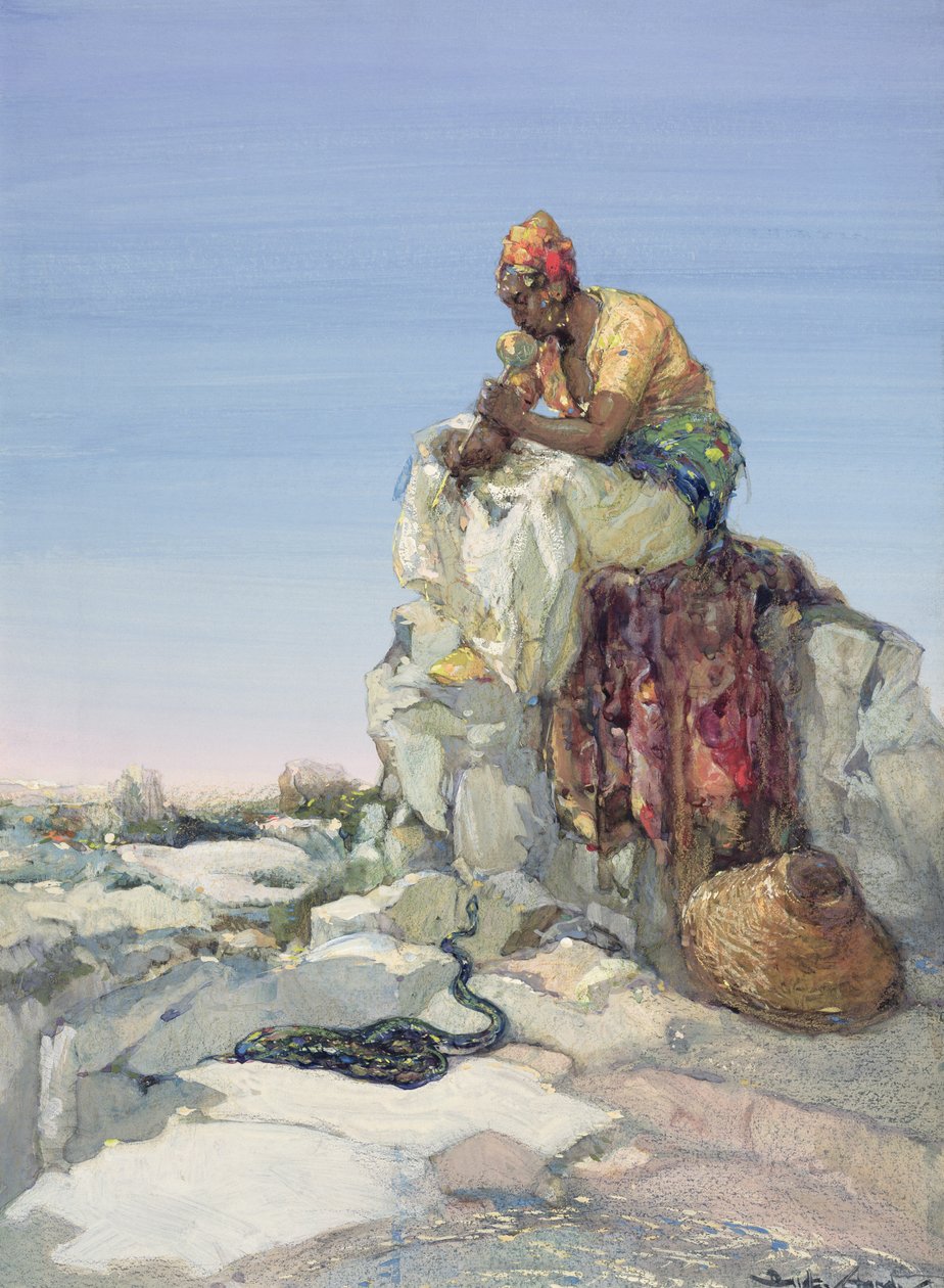 Snake Charmer，1900 作者 达德利·哈迪