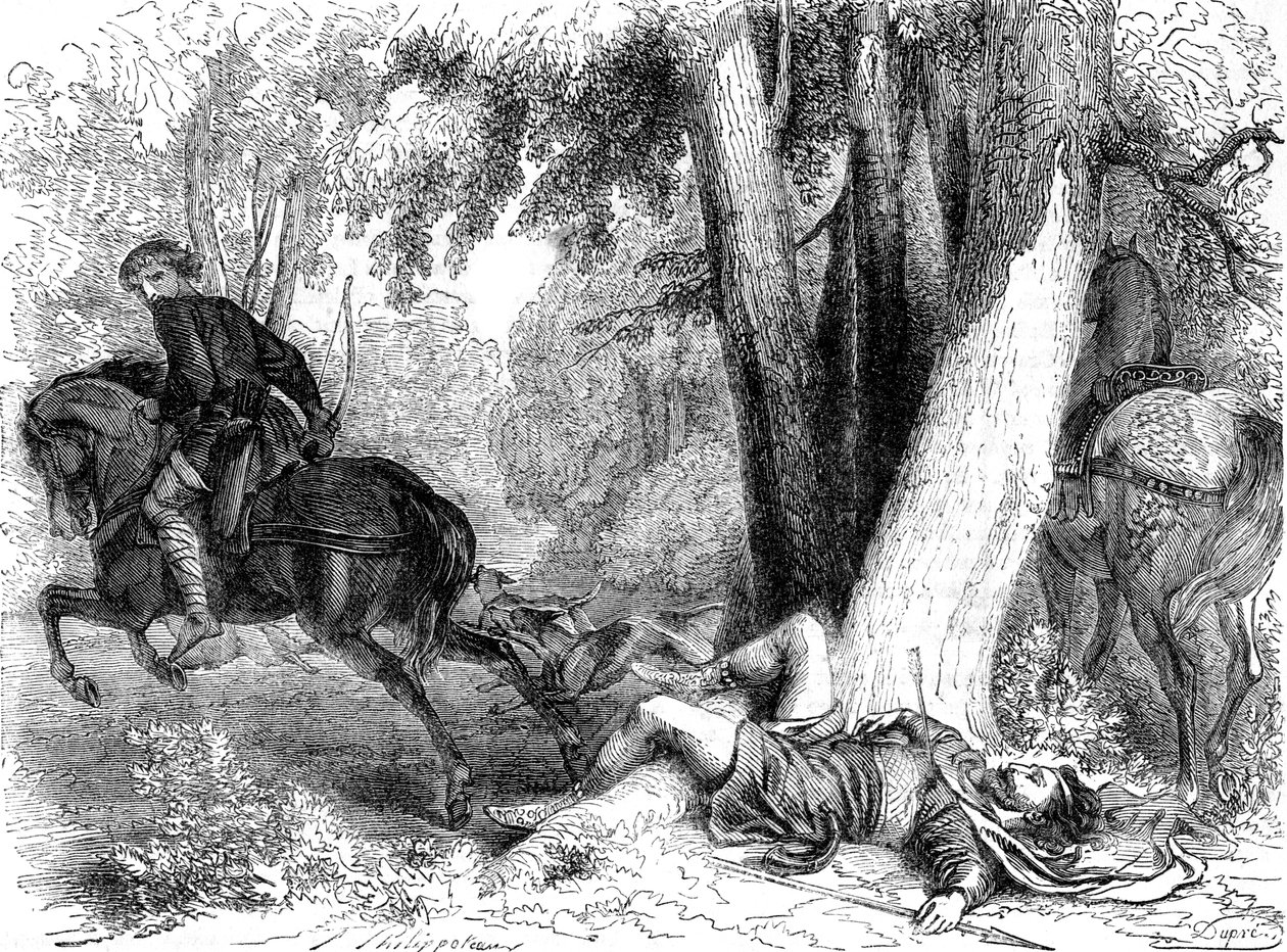 威廉·鲁弗斯（William Rufus）逝世，1100年 作者 杜普雷