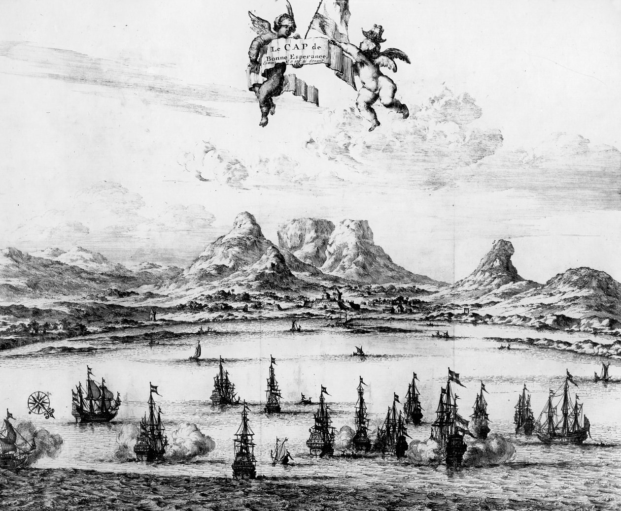 好望角，1727年 作者 荷兰学校