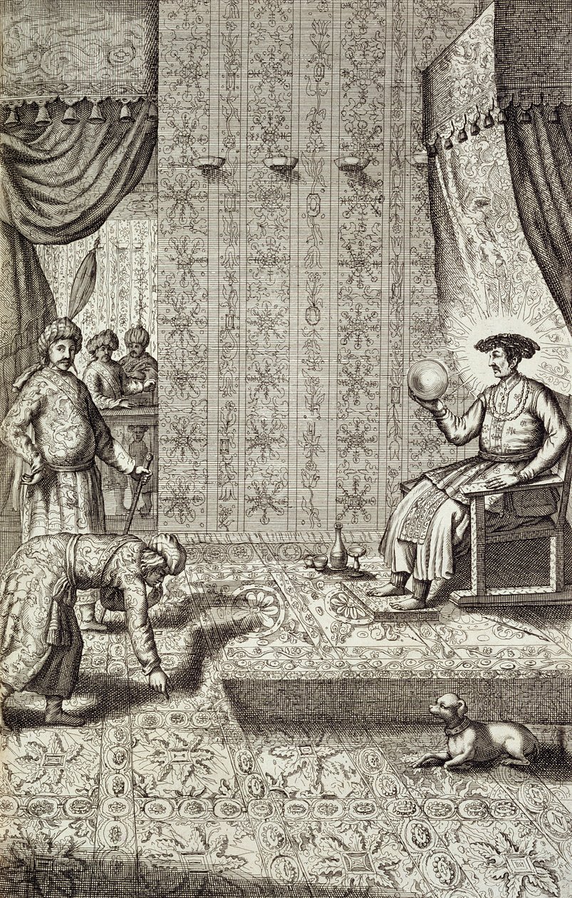 中国驻印度统治大使，来自中国的Athanasius Kircher画报（1601-80）1667 作者 荷兰学校