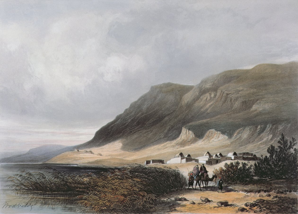 El-Mejdel（Magdala）由Jean Jacottet（1806-c.1843）雕刻; 作者 荷兰学校