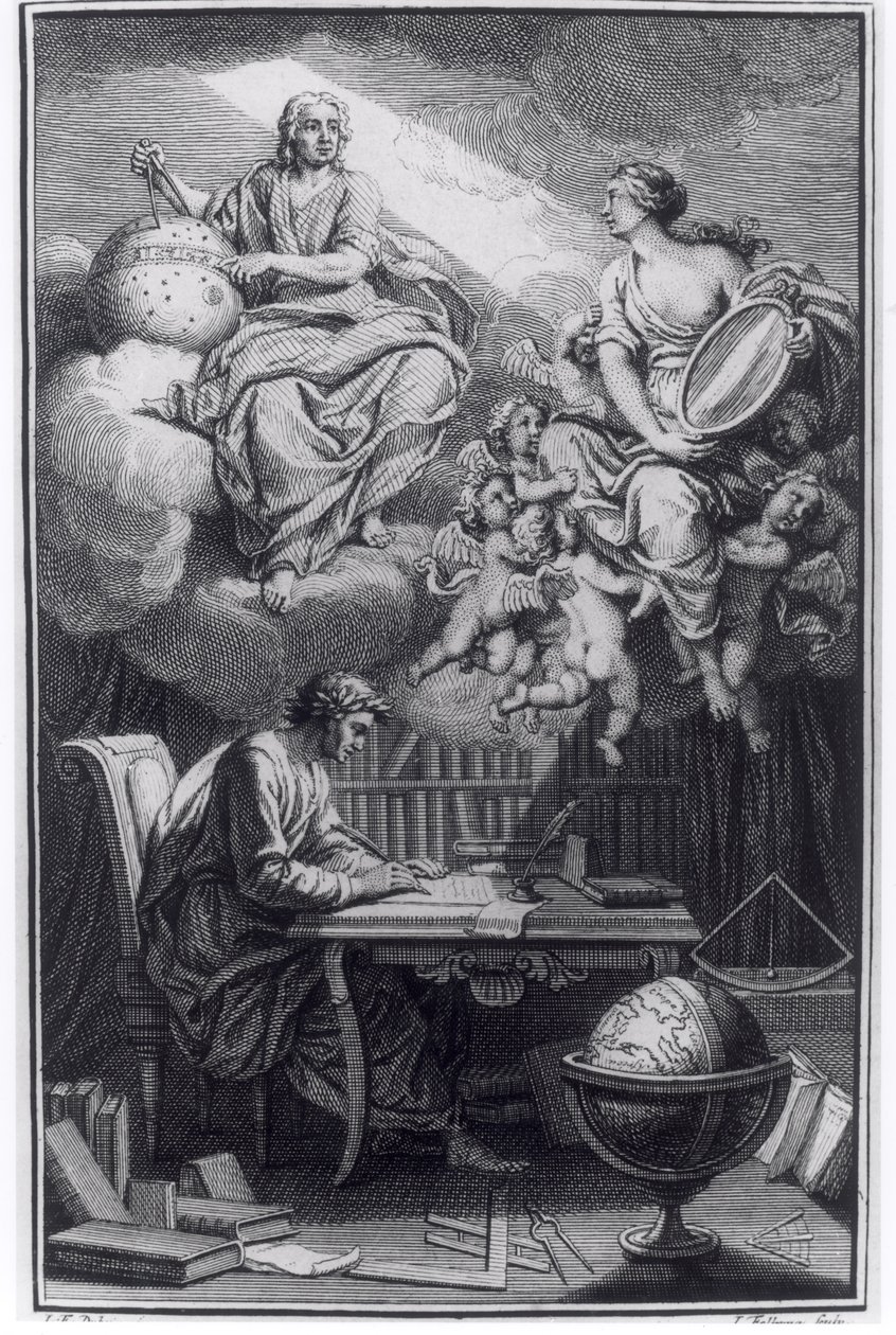 Voltaire（1694-1778）Elemens de la Philosophie de Neuton的主题发表于1738年的阿姆斯特丹 作者 荷兰学校