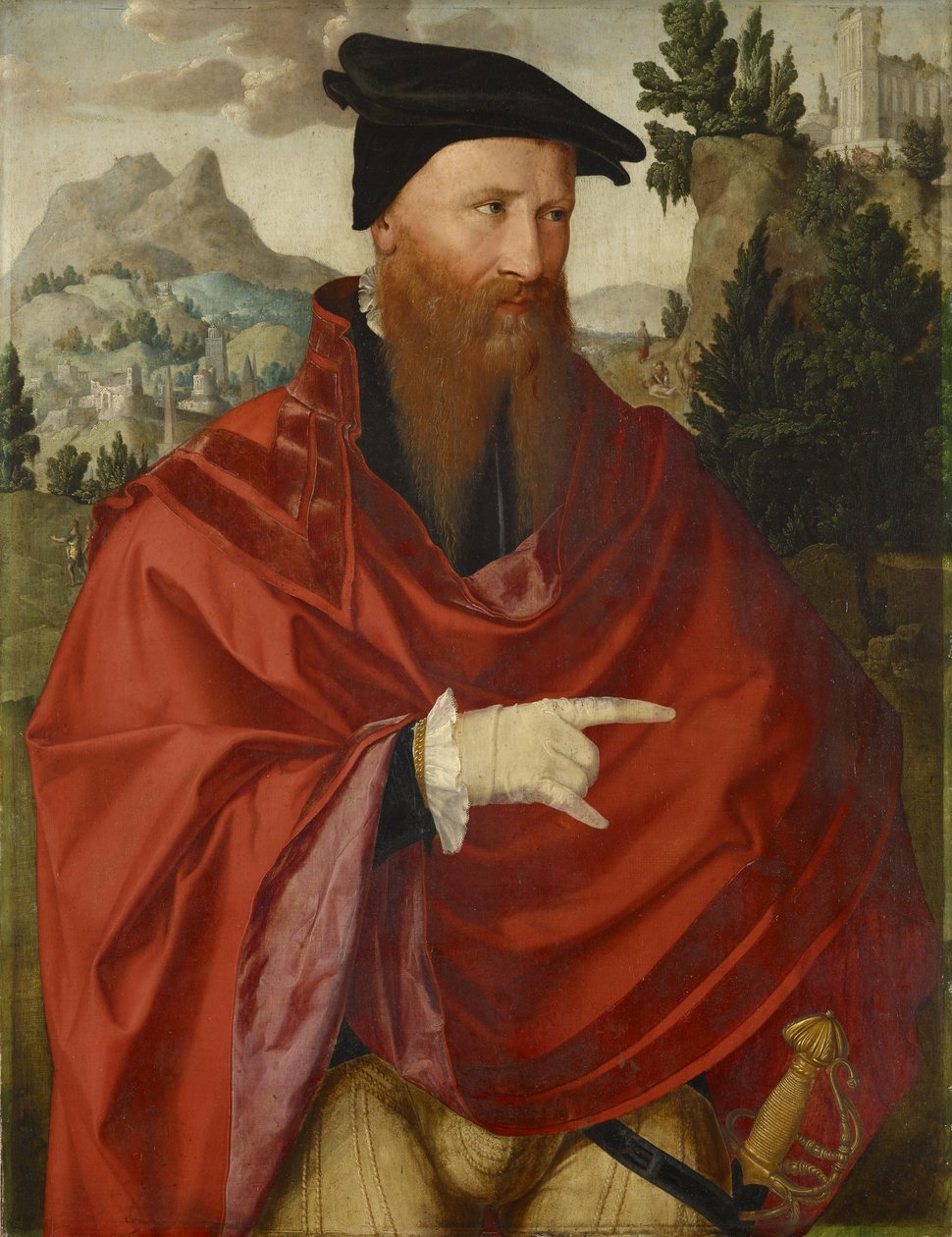 再洗礼派David Joris的肖像，1540-45 作者 荷兰学校