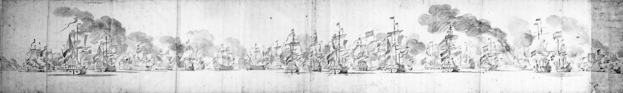 Solebay战役，1672年5月28日 作者 荷兰学校