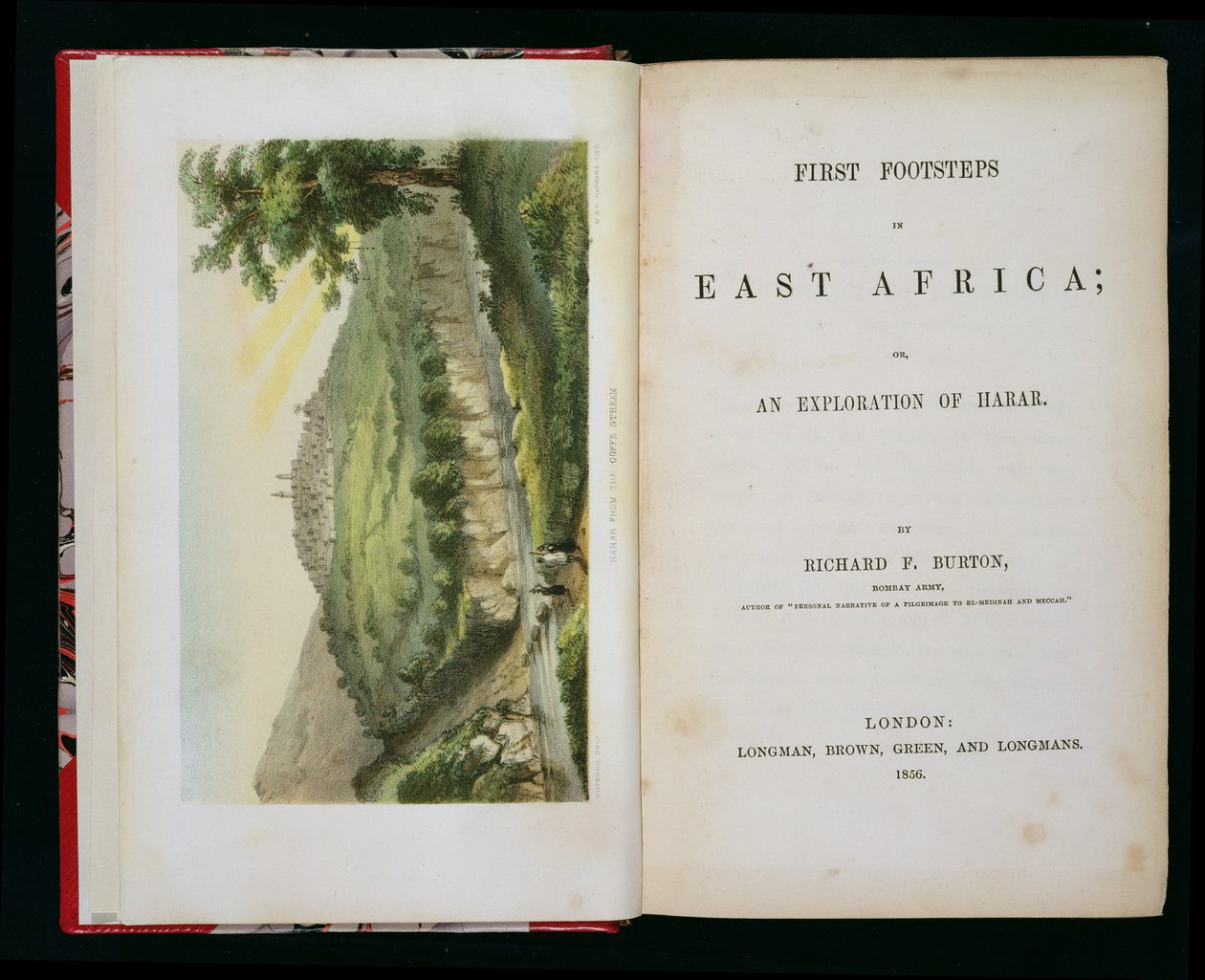 来自Coffe Stream的Harar，来自东非的第一个足迹：Harar的探索，由Richard F. Burton（1821-90），由M＆N Hanhart雕刻而成 作者 杜特罗克