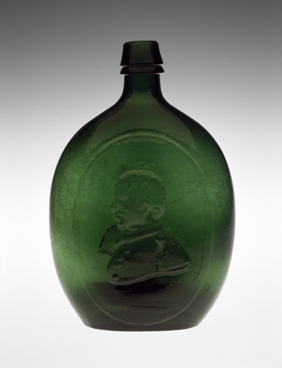花瓶，c。 1847（无铅玻璃） 作者 Dyottville玻璃厂