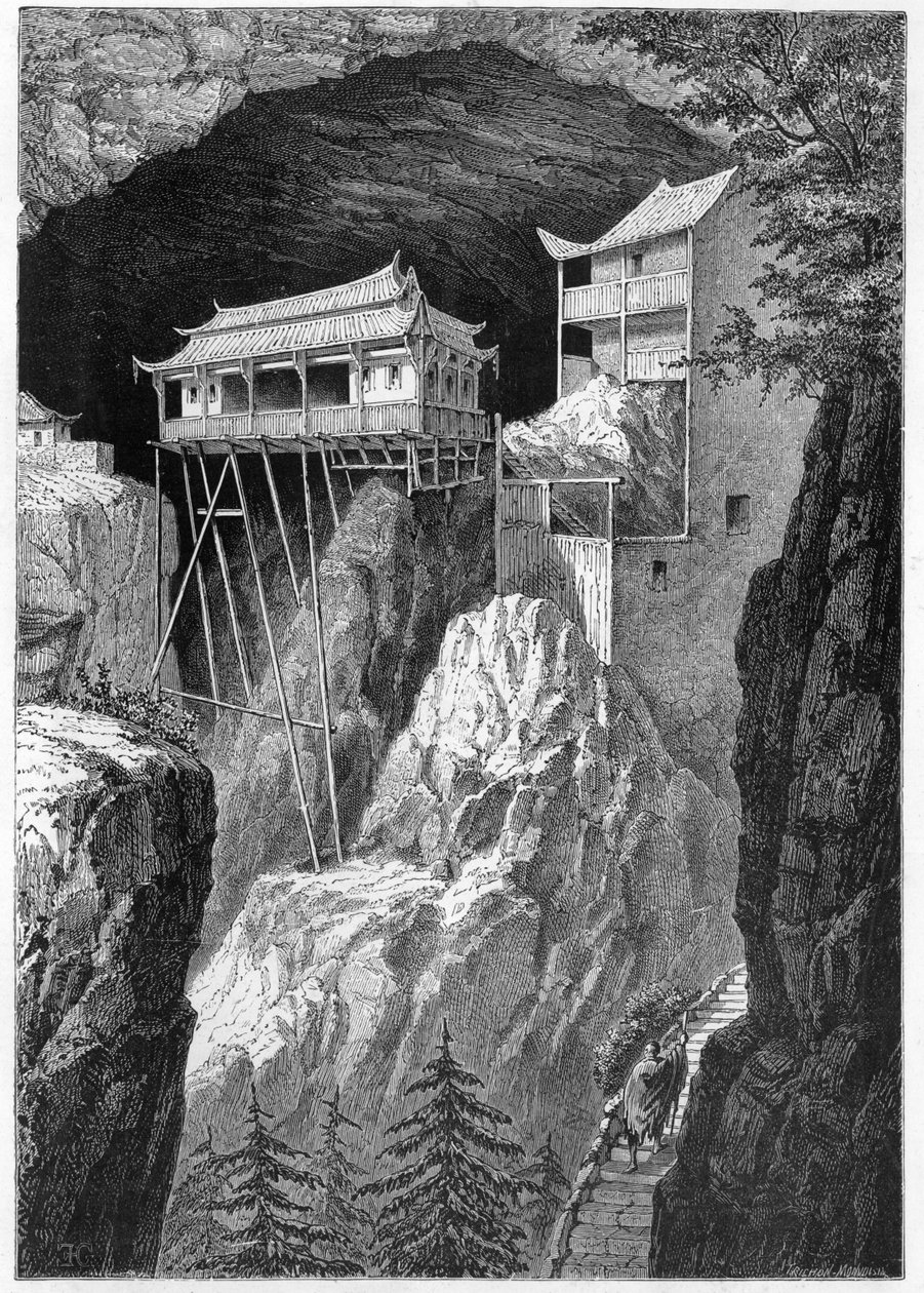 Temple of Fang-Kwan-Yuan, 1893  作者 卡尼尔（E. Garnier）