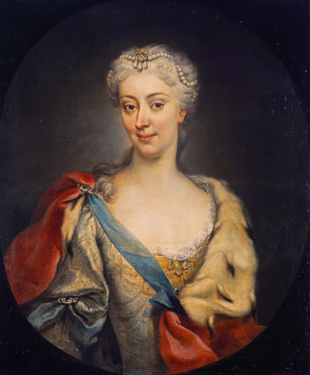 Maria Clementyna Sobieska的肖像 作者 吉尔