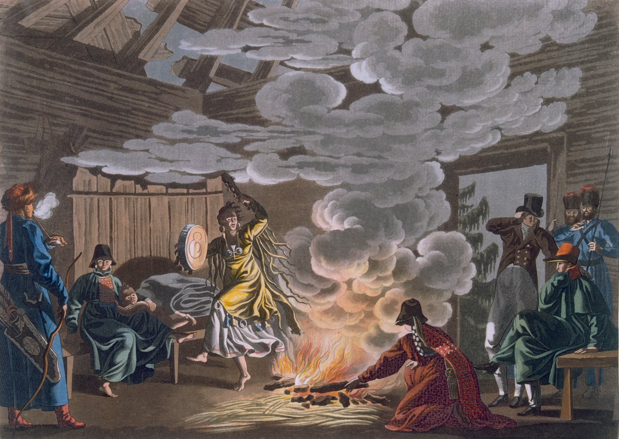 Thelot Tatars的萨满，1812-13 作者 卡内杰夫