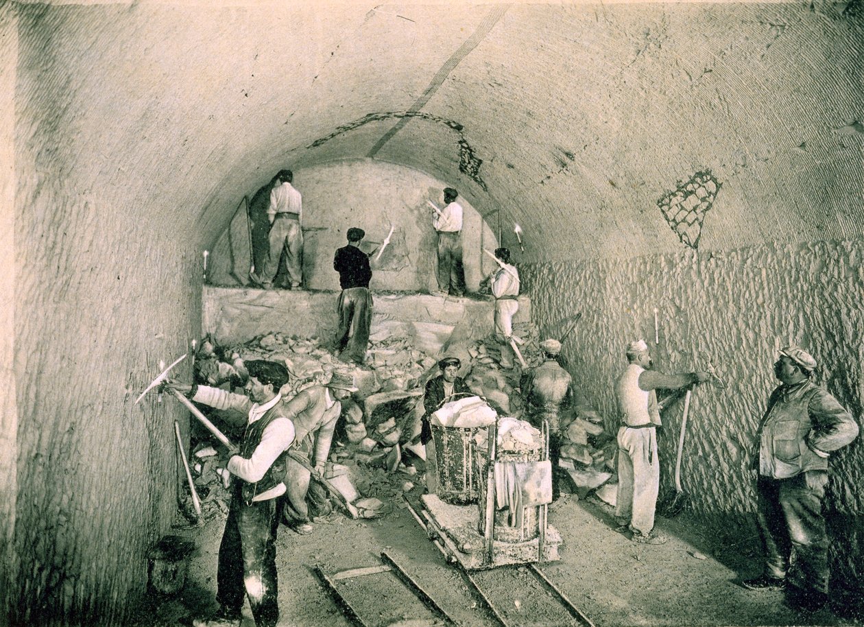 来自&39;Le France Vinicole&39;酒吧的酒窖。由Moet和Chandon，Epernay（photolitho） 作者 EM Choque