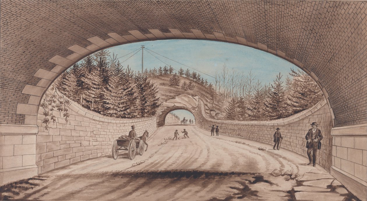 中央公园，横路2号，1870年。 作者 EP
