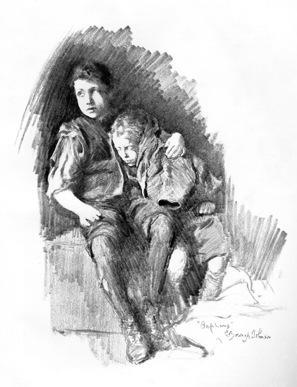 孤儿，1898年 作者 E.博罗·约翰逊