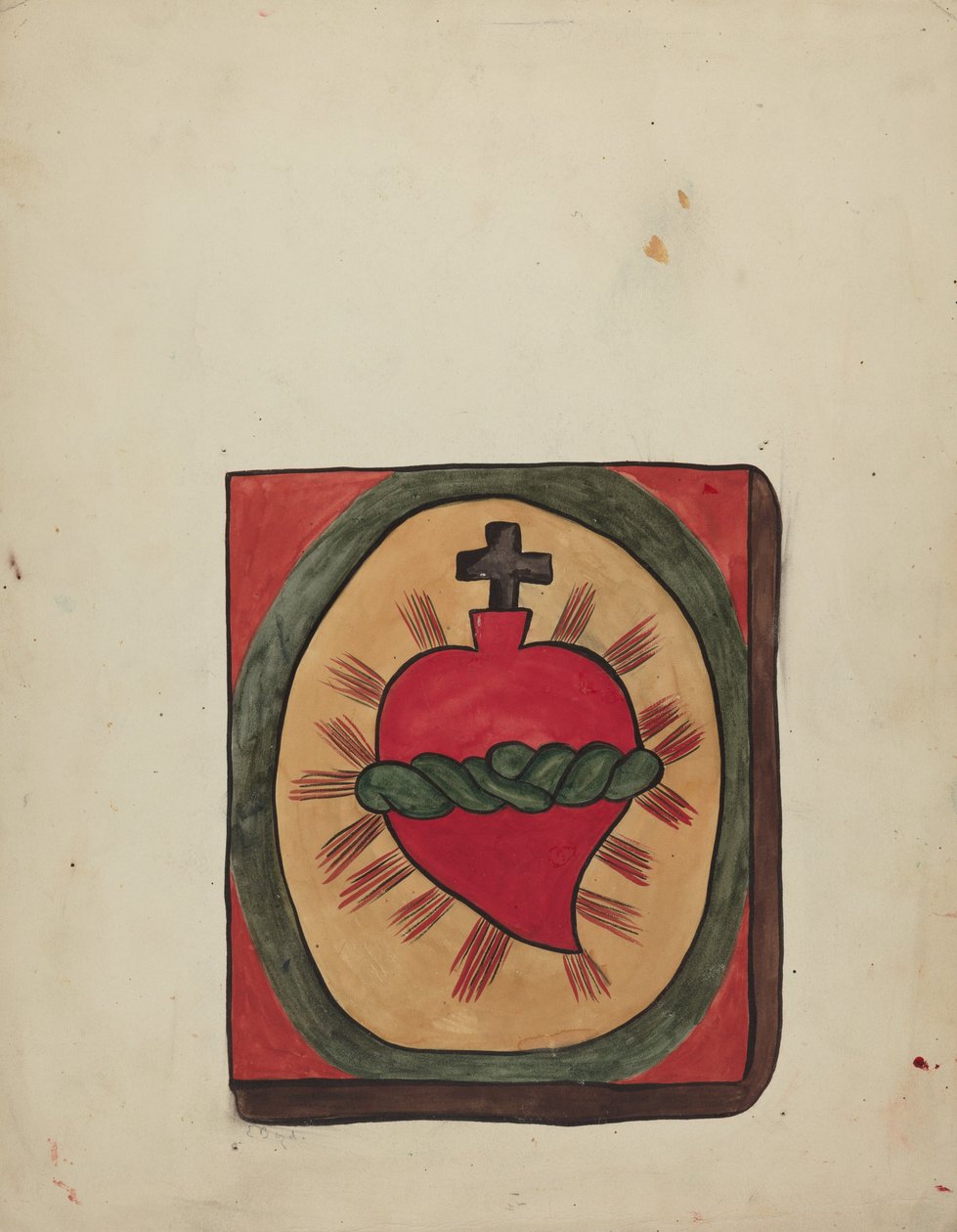 Altarpiece, 1935-1942. 作者 E. 博伊德