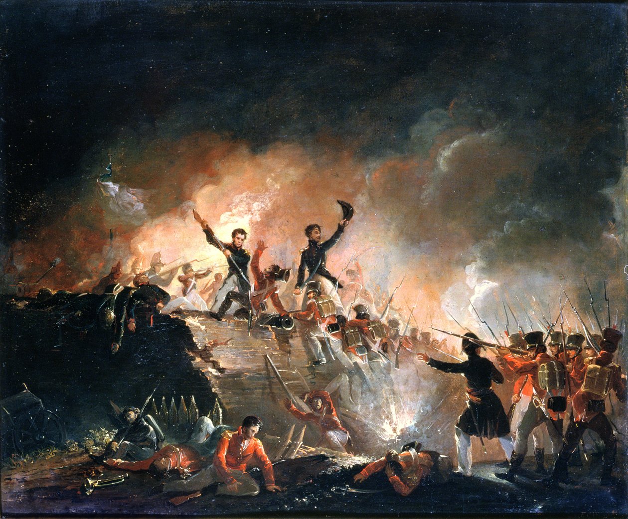 1840年8月15日，1840年，在伊利堡驱逐英国人 作者 EC Watmough