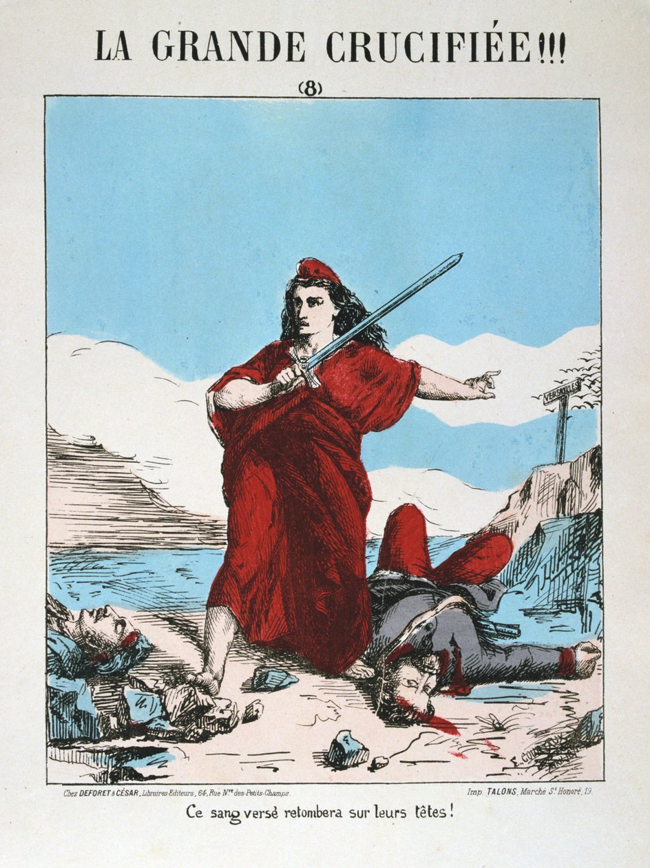 法国共和党的寓言，1871年。 作者 E.考特克斯