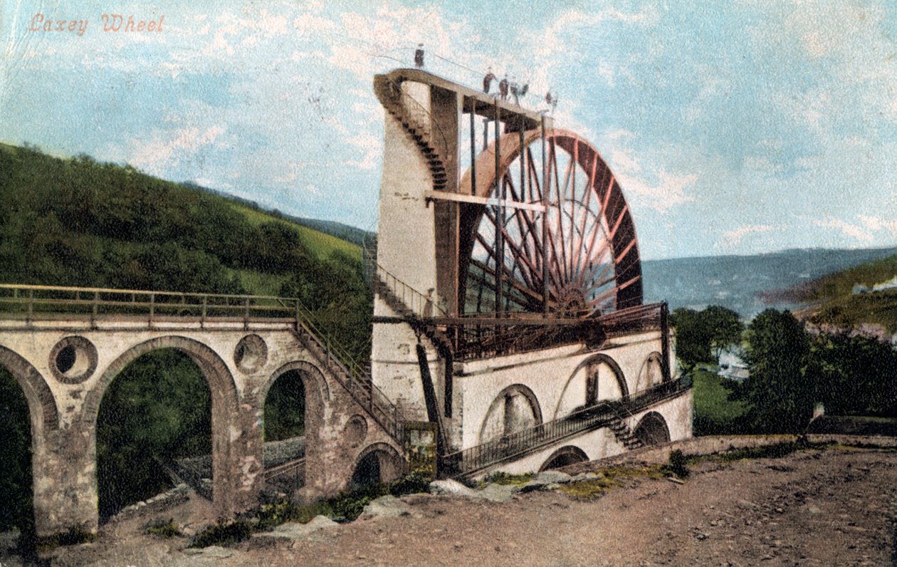Laxey轮，马恩岛》，1904年。 作者 弗洛里安