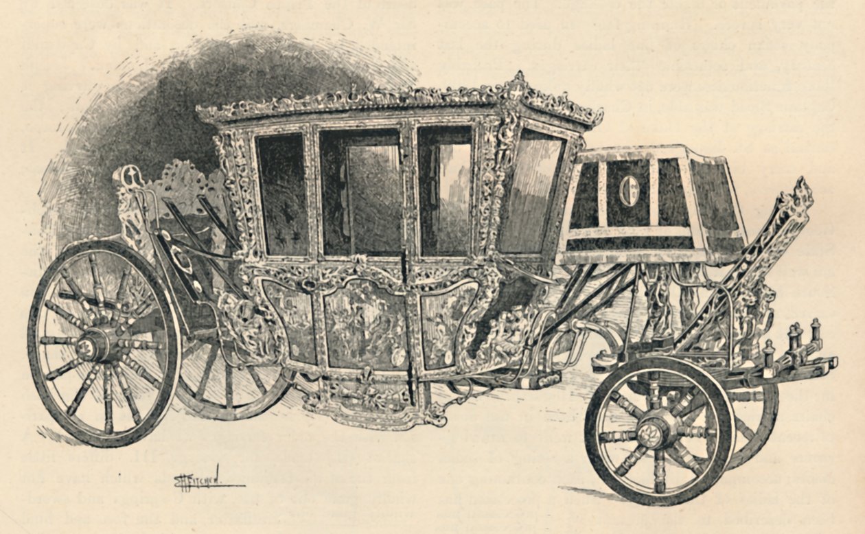 讲车者：十七世纪。南肯辛顿，1886年 作者 EH Fitchen