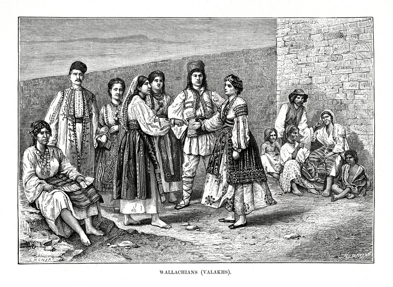 瓦拉契亚人，1879年。 作者 艾蒂安·安托万·尤金·罗纳特