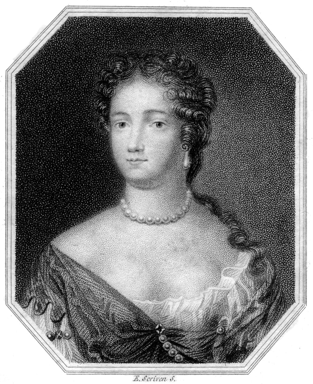 露西·巴洛（Lucy Barlow），否则沃特斯（Waters），1810年。 作者 E.斯克里文
