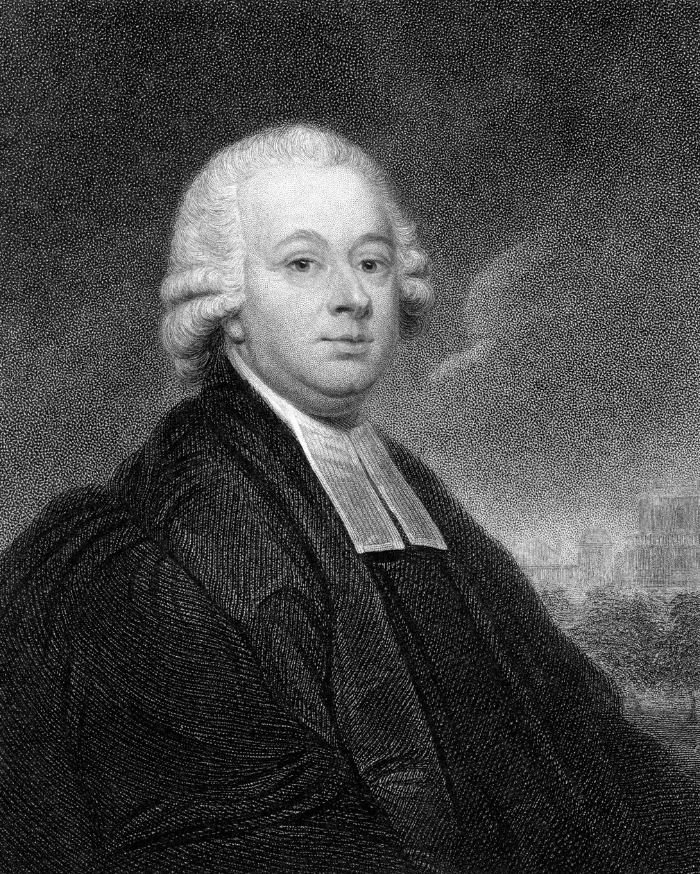 英国天文学家Nevil Maskelyne牧师。 作者 E.斯克里文