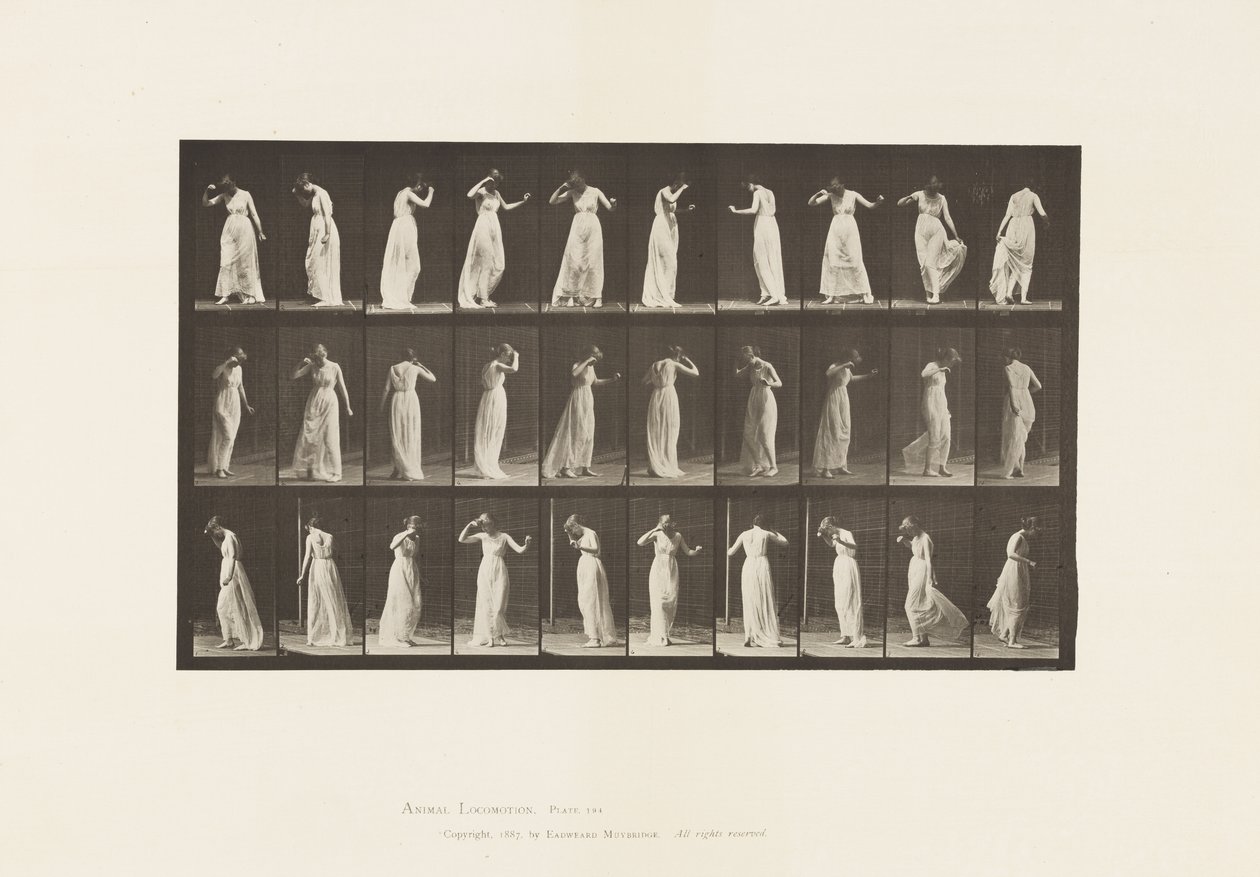 板块194.Dancing，1885 作者 爱德沃德·迈布里奇