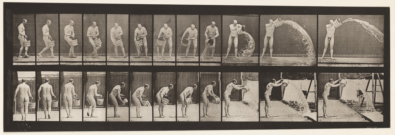 板399.清空水桶，1872-1885 作者 爱德沃德·迈布里奇