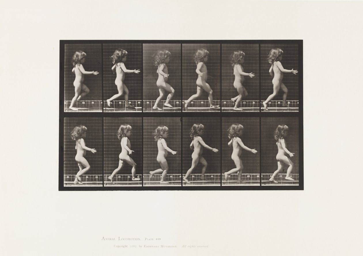 板469.Child，Running，1885 作者 爱德沃德·迈布里奇
