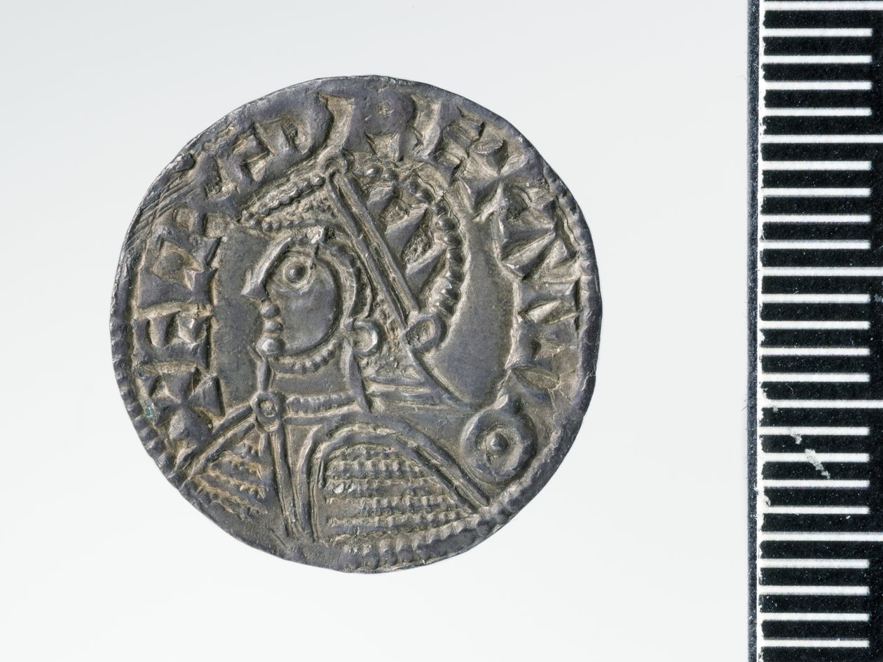 Æthelred二世的便士，伦敦铸币厂，978（银）（3706819的正面 作者 埃尔德加 埃尔德加