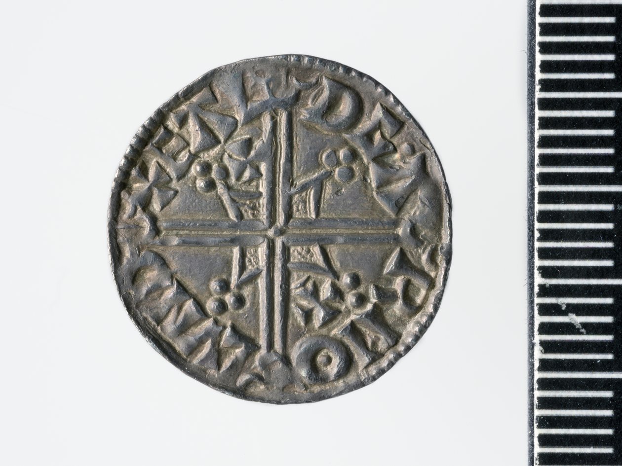 Æthelred二世的便士，伦敦铸币厂，978（银）（3706818的背面 作者 埃尔德加 埃尔德加