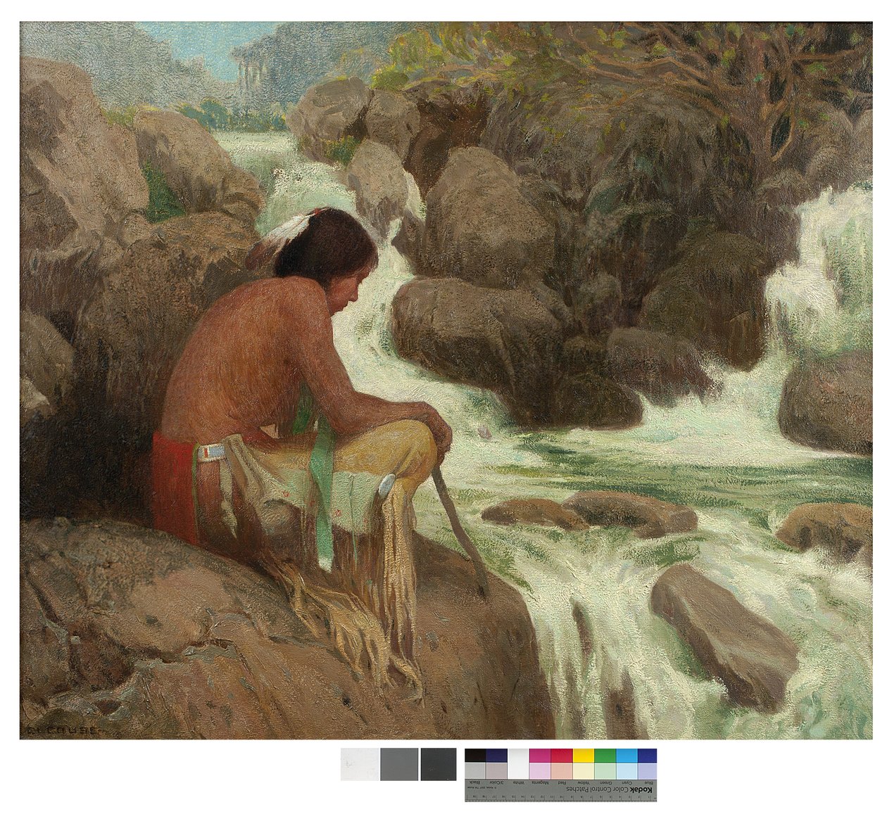 Hondo Falls，1907 作者 欧文·欧文·库斯